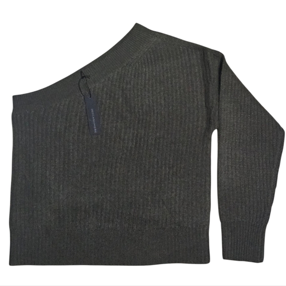 360 CASHMERE Lena One Shoulder Cashmere Sweater S Small - Picture 2 of 5